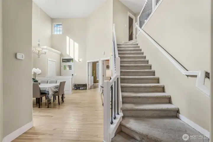 Stairs to the second floor