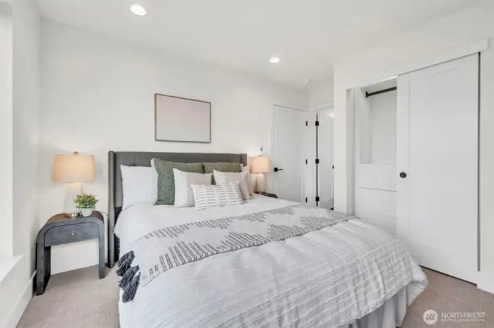 Primary bedroom looking SE.