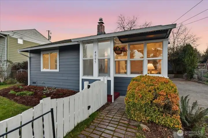 Exterior, front walkway