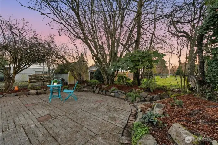 Backyard Patio, Brick
