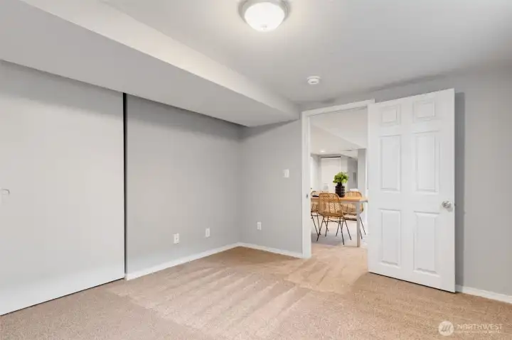 1/2 bedrooms on the lower level.