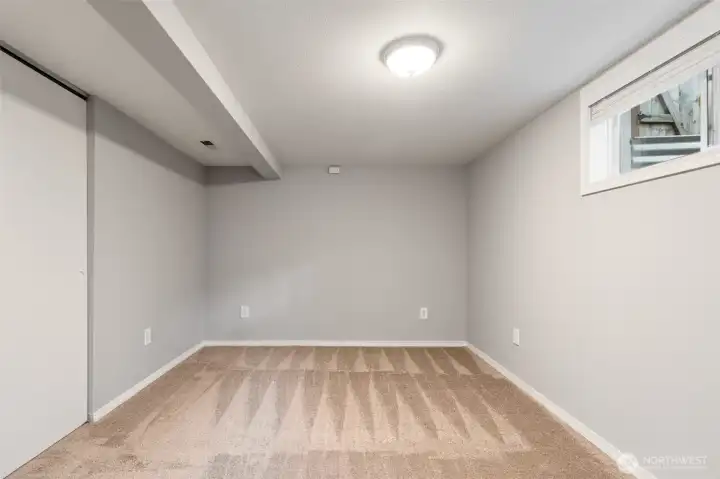 2/2 bedrooms on the lower level (this one is non-conforming- the bedroom is too high).