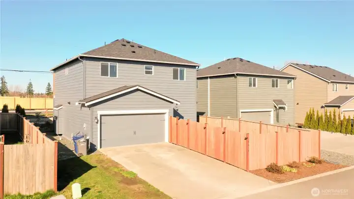 Attached 2 car garage.