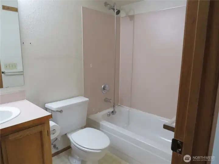 Primary Bathroom is a full  bath with tub/shower too
