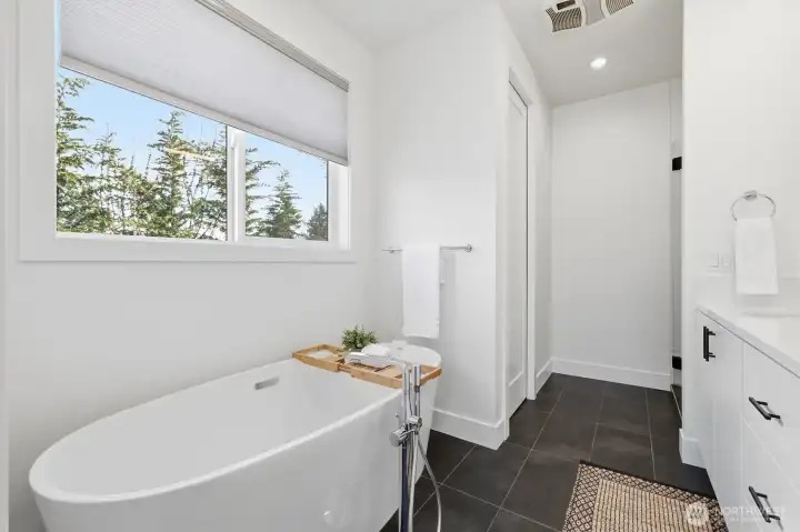 Primary suite bathroom