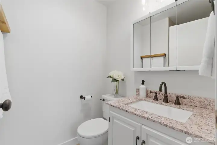 Primary bathroom with shower