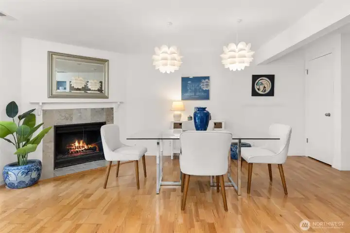 Imagine dining by the fire on winter evenings