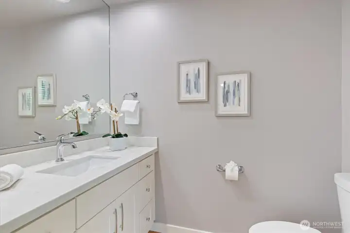 Main floor powder room