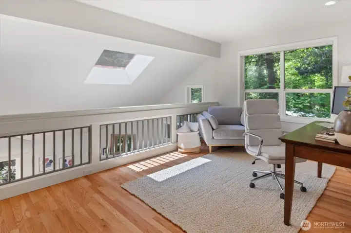 Loft area makes a great office, exercise/play room, or even a 4th bedroom/sleeping area when needed