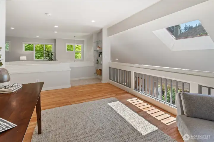 Loft area makes a great office, exercise/play room, or even a 4th bedroom/sleeping area when needed