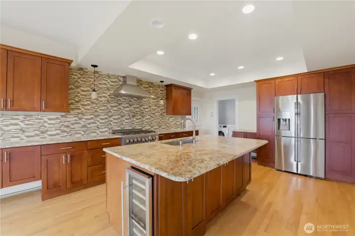Entertaining kitchen