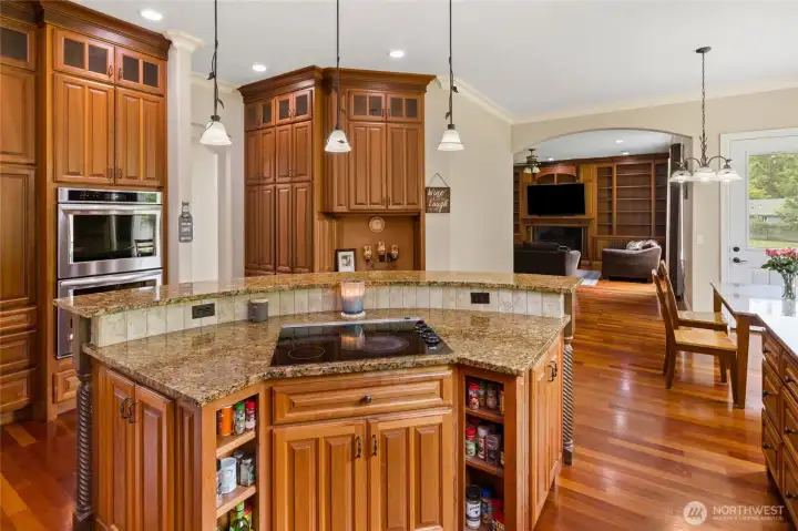 Custom cabinetry throughout entire home