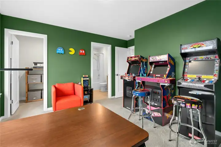 Fourth bedroom with attached bathroom