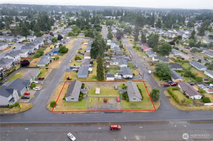 2 separate duplexes = 4 units