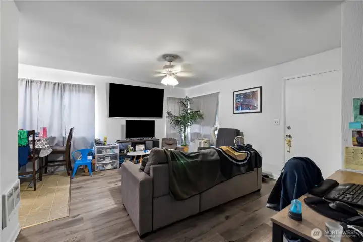 Interior of one of the units, notice the new flooring