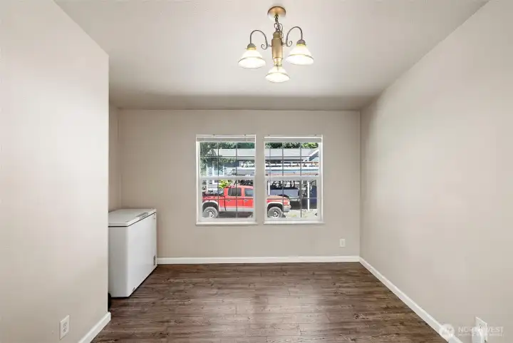 Dining area or flex space
