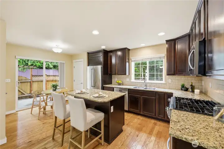 Upgraded kitchen and breakfast nook Upgraded kitchen and breakfast nook