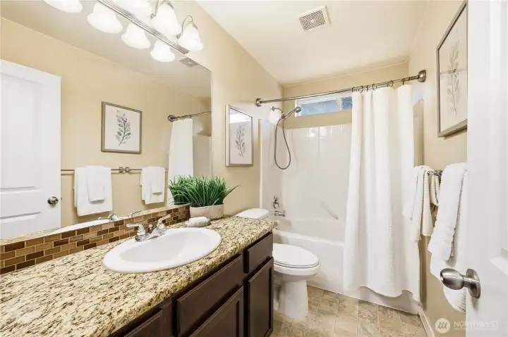 Full bathroom upstairs Full bathroom upstairs