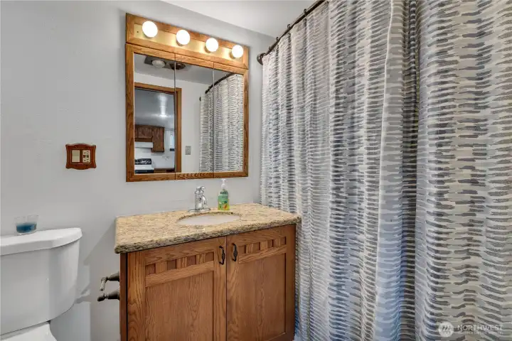 Lower level bathroom. Lower level bathroom.