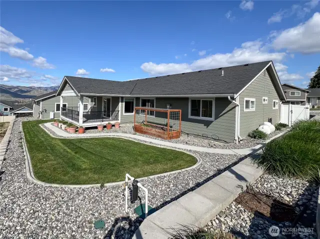 Just The Right Amount of Grass and Garden Space