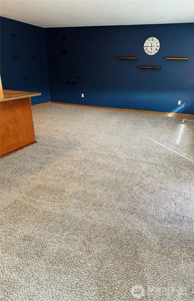 2nd view new carpeting family room