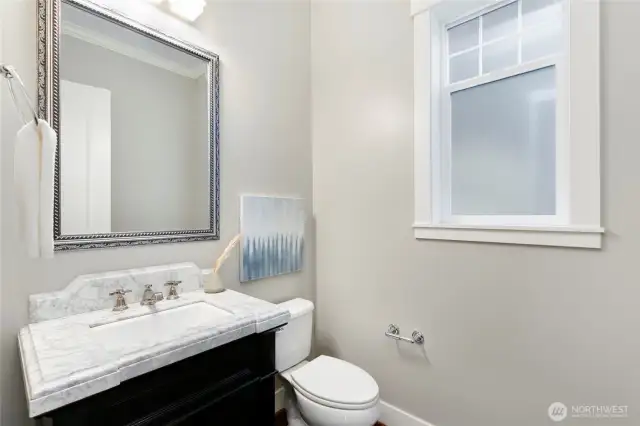Main floor half bath