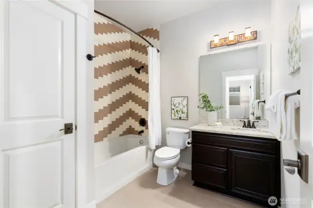 Lower level full bathroom