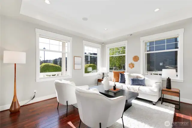 Bright and sunny living room
