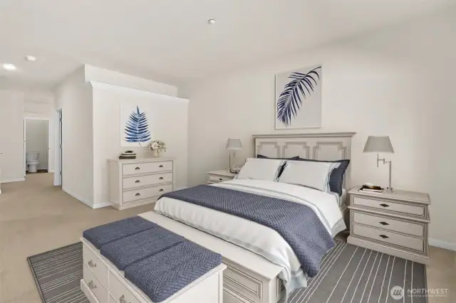 Primary Bedroom--Virtually staged