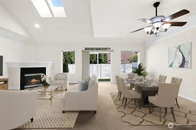 Great Room-Virtually Staged