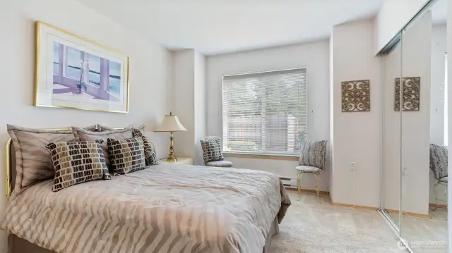 Bedroom #2 has also has a walk-in closet