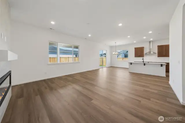 Actual home: Great room