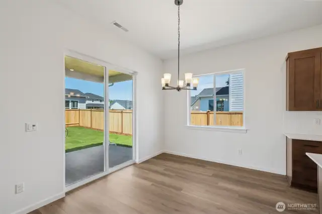 Actual home: Dining room