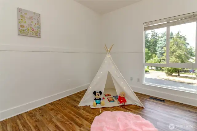 3rd Bedroom. Large window makes it light and bright!