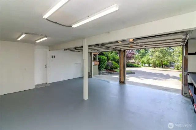 Spacious Two Car Garage