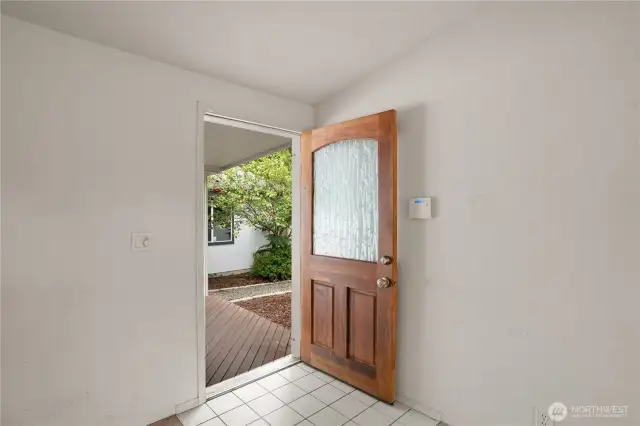 Front door entry