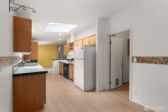 Kitchen from side entrance