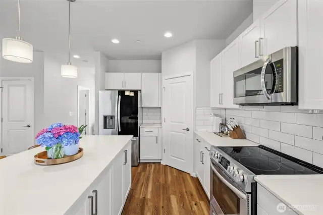 Don't miss the pantry for extra storage!