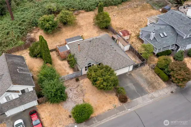 Aerial showing RV pkg
