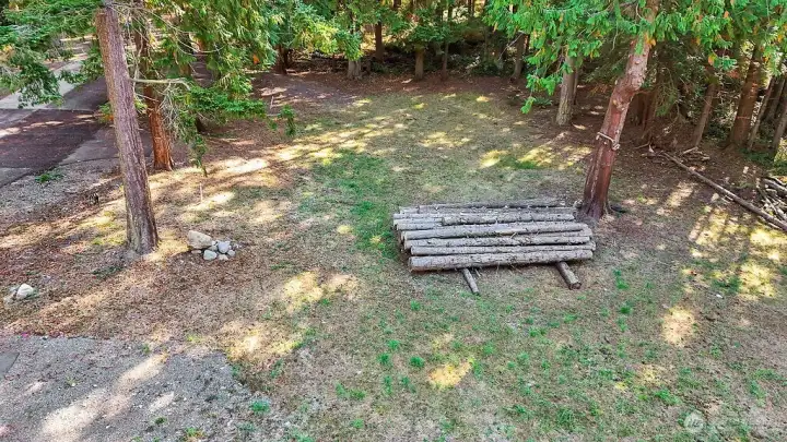 Looking down mid-property.