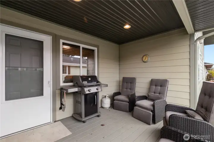 A great place to enjoy evening gatherings...