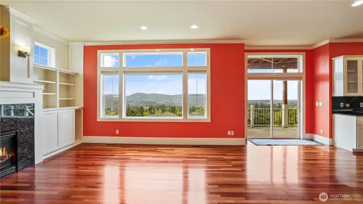 Incredible views throughout all three levels.