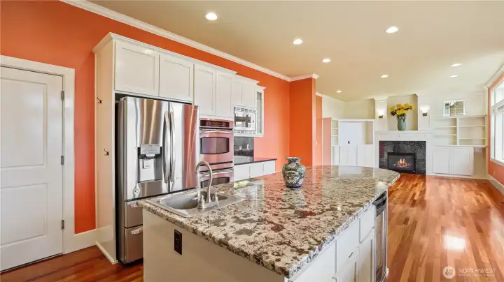 Expansive island, ample storage and more.