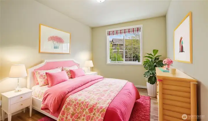 Spacious 3rd bedroom on upper level. *Virtually Staged*