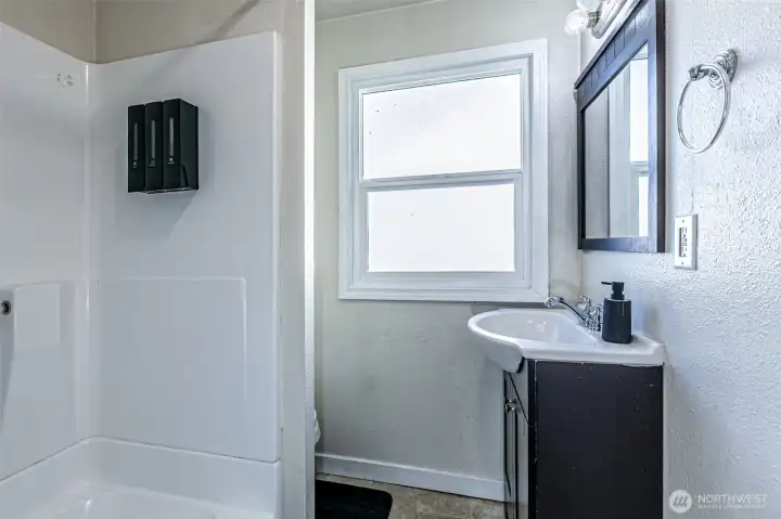 Unit A bathroom