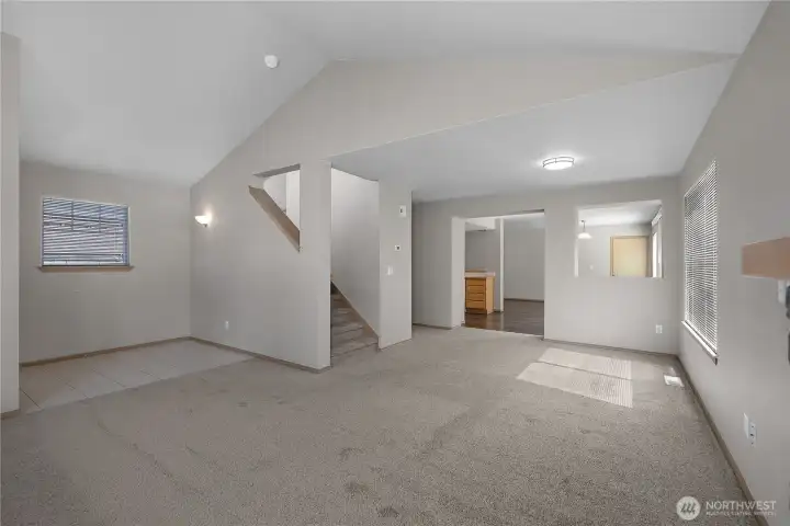 Brand new carpet throughout home.