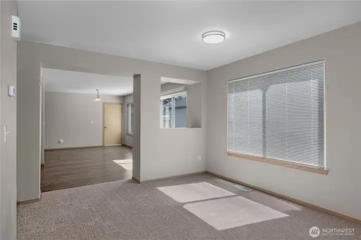 Great natural light spilling through the windows