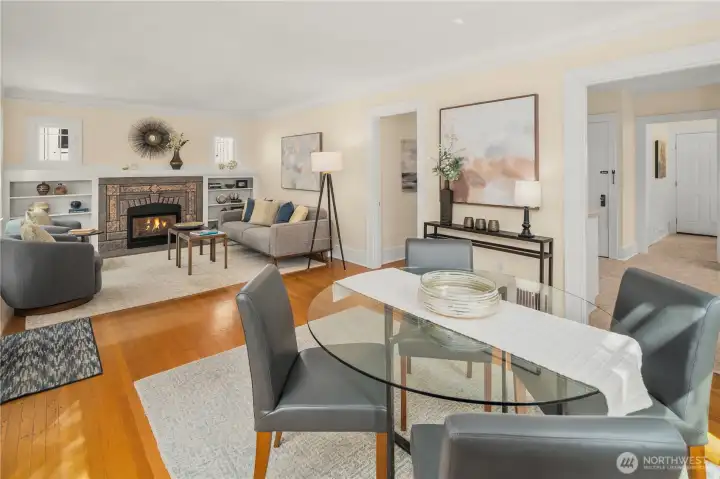 Gorgeous Living Room and Dining Area