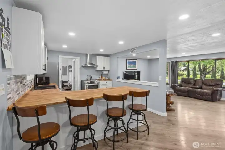 Great breakfast bar.