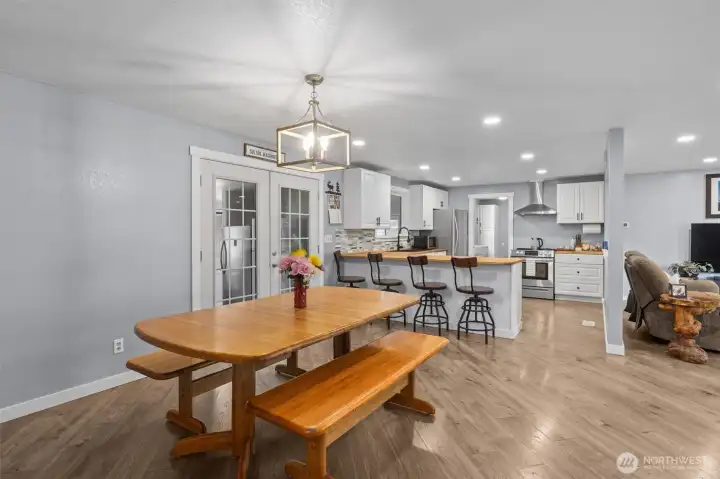 Dining area.